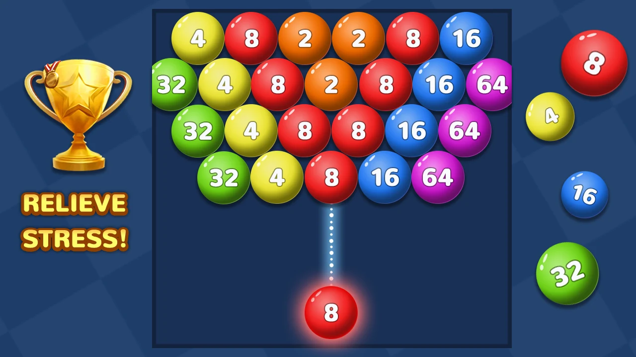 Number Bubble Shooter screenshot