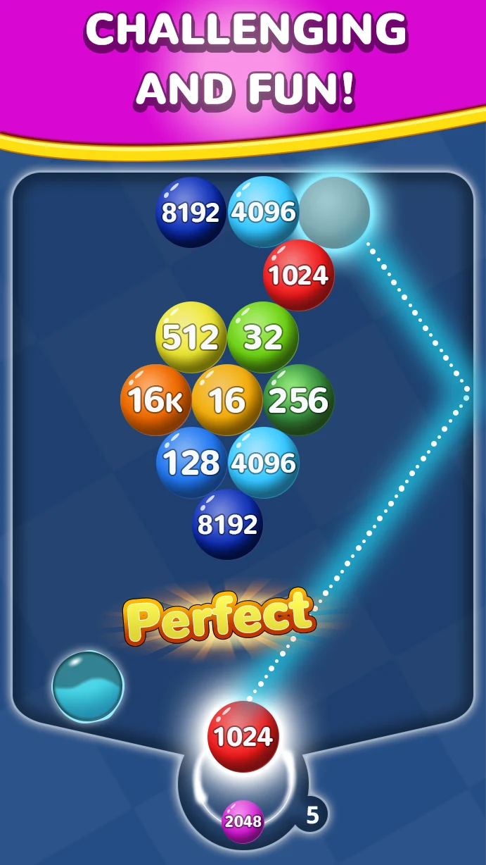 Number Bubble Shooter screenshot