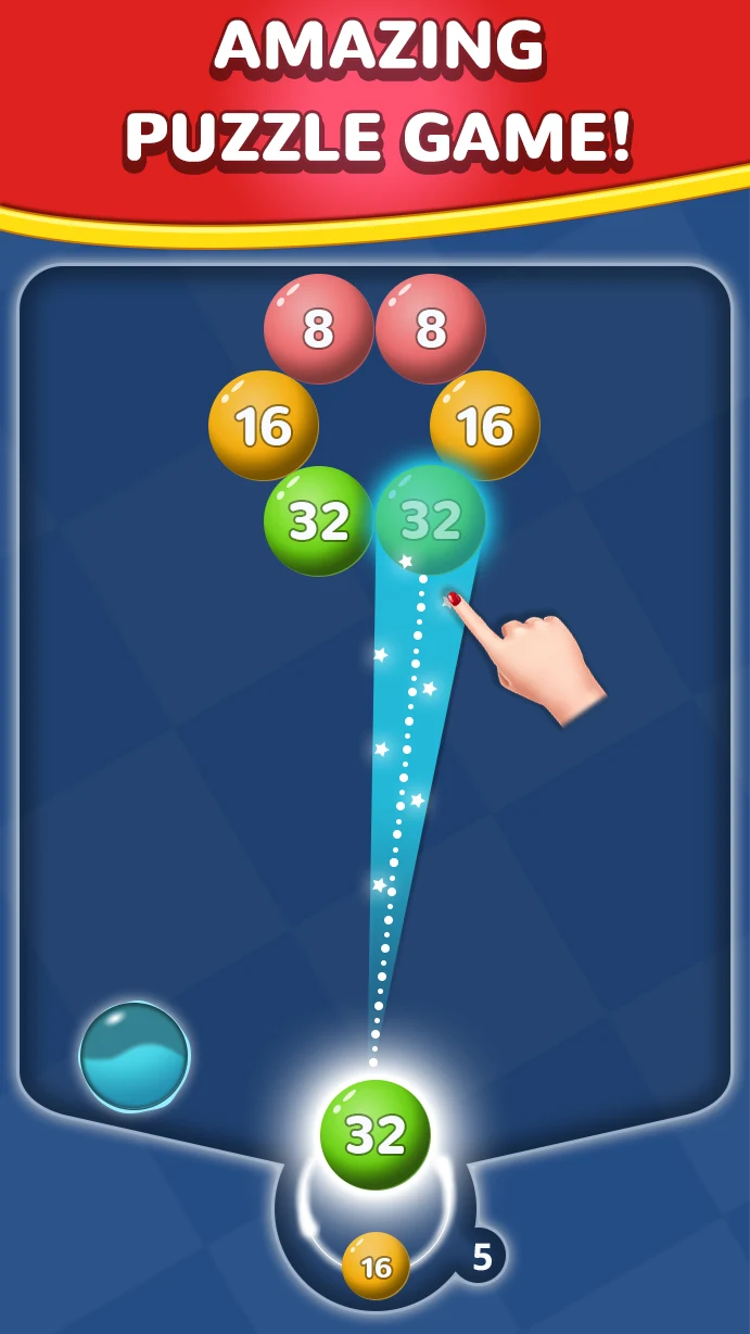 Number Bubble Shooter screenshot