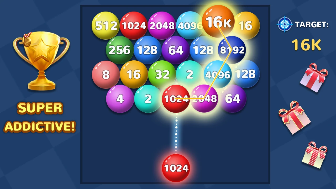 Number Bubble Shooter screenshot